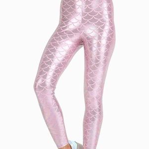 Blackmilk Mermaid Pink HW Leggings Small